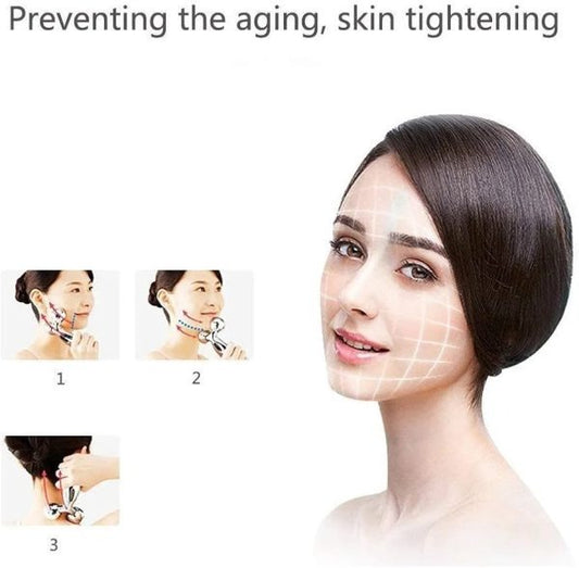 3D Face Massager Roller – 360° Rotation Y-Shape Design (Random Color)
Handheld Face Lifting & Skin Firming Massager for Anti-Wrinkle Care