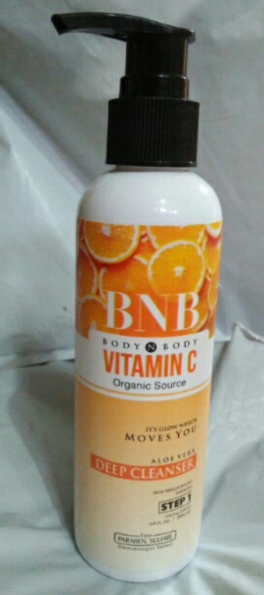 BNB Vitamin C Deep Cleanser | Brightening & Refreshing Face Cleanser for Radiant Skin