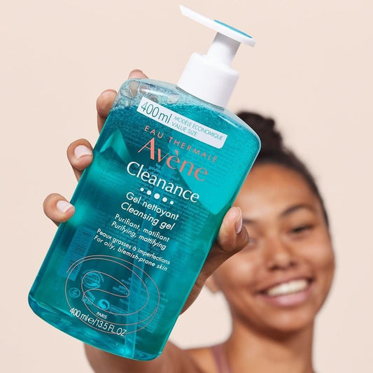 Avene Cleanance Soap-less Cleansing Gel – 400ml Bottle
Gentle Soap-Free Face Wash for Oily & Acne-Prone Skin