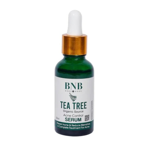 BNB Acne Control Kit with Tea Tree Serum, Acne Control Gel, Face Wash, and Face Mask for clear and radiant skin