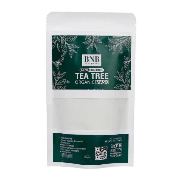 BNB Acne Control Kit with Tea Tree Serum, Acne Control Gel, Face Wash, and Face Mask for clear and radiant skin