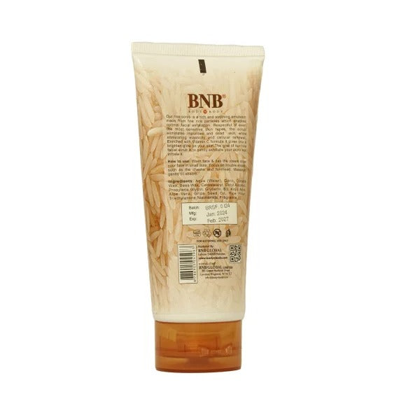BNB Brightening Rice Scrub 200ml Bottle