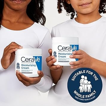 CeraVe Moisturizing Cream – 16oz jar with a rich, hydrating formula for face and body care.