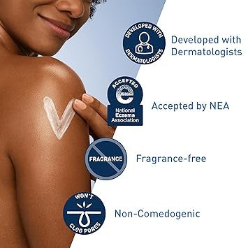CeraVe Moisturizing Cream – 16oz jar with a rich, hydrating formula for face and body care.