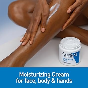 CeraVe Moisturizing Cream – 16oz jar with a rich, hydrating formula for face and body care.