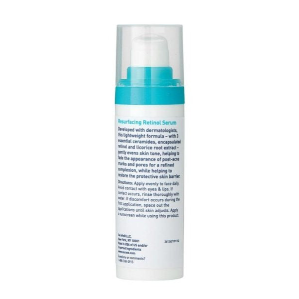CeraVe Resurfacing Retinol Serum 30ml Bottle – Smooth and Radiant Skin Solution with Retinol, Ceramides, and Niacinamide