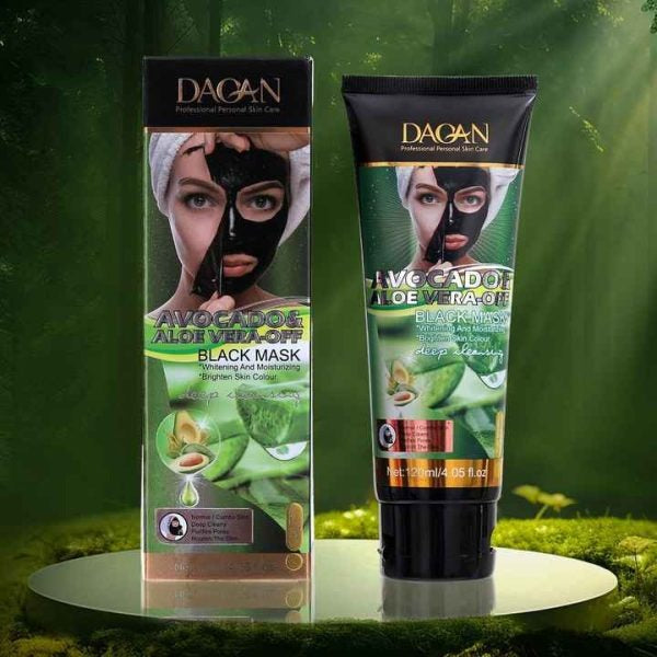 Daqan Aloe Vera Peel-Off Face Mask – Deep Cleansing & Acne Treatment (120ml)