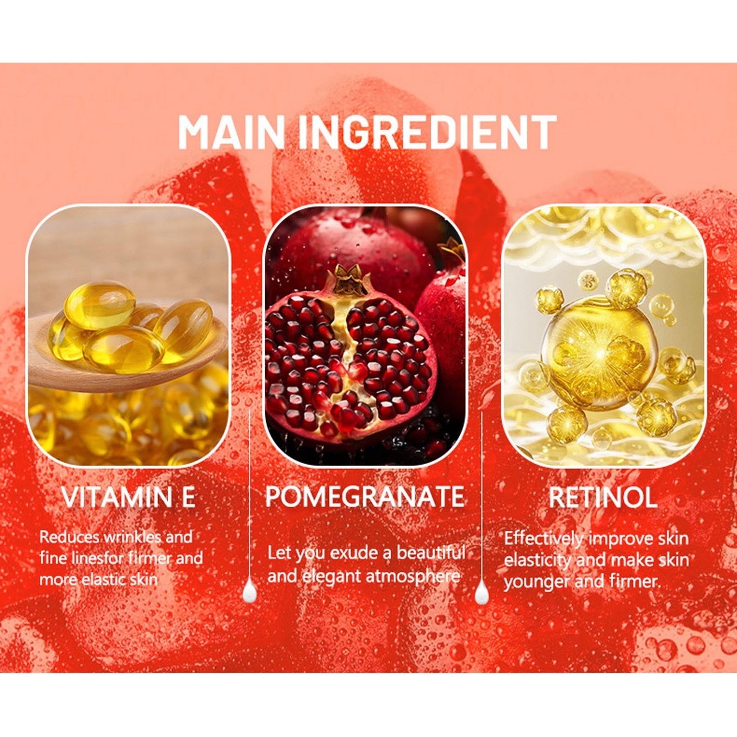 Disaar Pomegranate & Vitamin E Facial Cream – Anti-Aging & Skin Nourishing (50g)