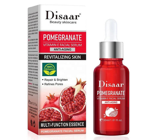 Disaar Pomegranate Vitamin E Facial Serum 30ml - Boost Skin Radiance and Hydration