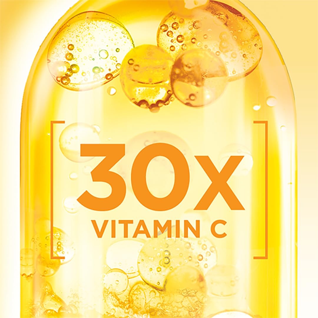 Garnier Bright Complete Vitamin C Booster Serum 30ml – Brightening & Radiant Skin Serum for Even Skin Tone