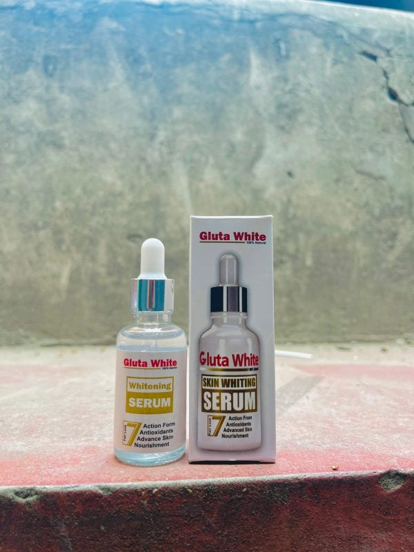 Gluta White Face Glowing Serum 30ml for skin brightening and hydration