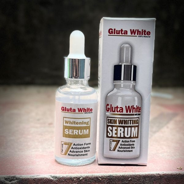 Gluta White Face Glowing Serum 30ml for skin brightening and hydration