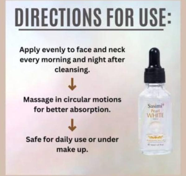 Korean Glass Skin Pearl White Serum 30ml – Brightening & Hydrating Skincare Solution