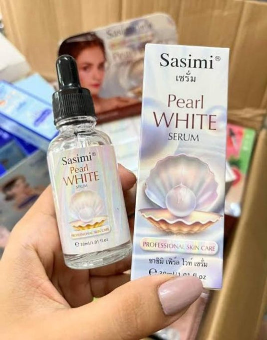 Korean Glass Skin Pearl White Serum 30ml – Brightening & Hydrating Skincare Solution