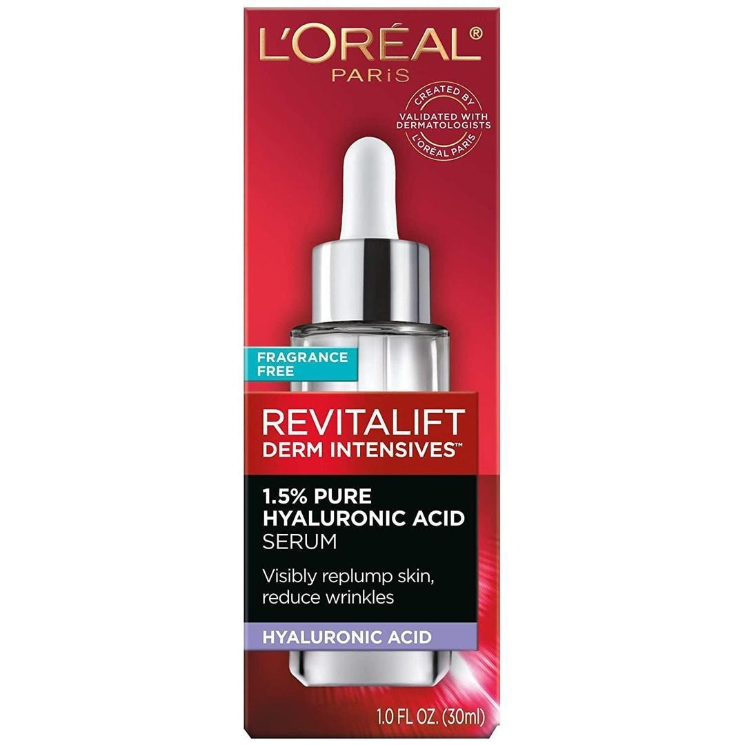 L'Oréal Paris Revitalift 1.5% Hyaluronic Acid Face Serum - 30 ML for Hydrated, Plumped Skin