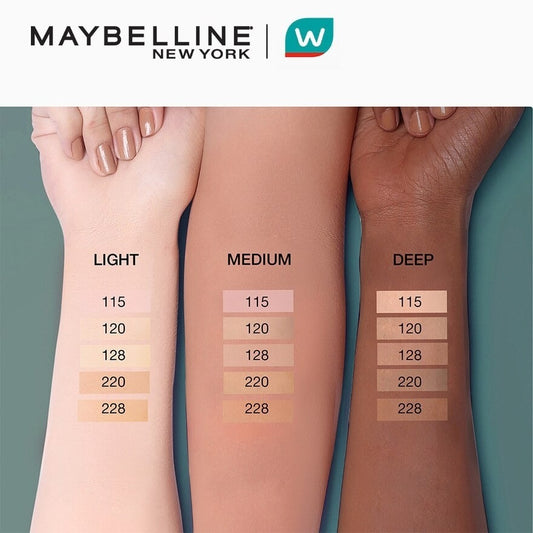 "Maybelline Fit Me Matte + Poreless Liquid Foundation Tube - 120 Classic Ivory"