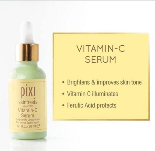 Pixi Vitamin C Serum – Brightening and Skin Tone-Enhancing Face Serum in a 30ml Bottle."