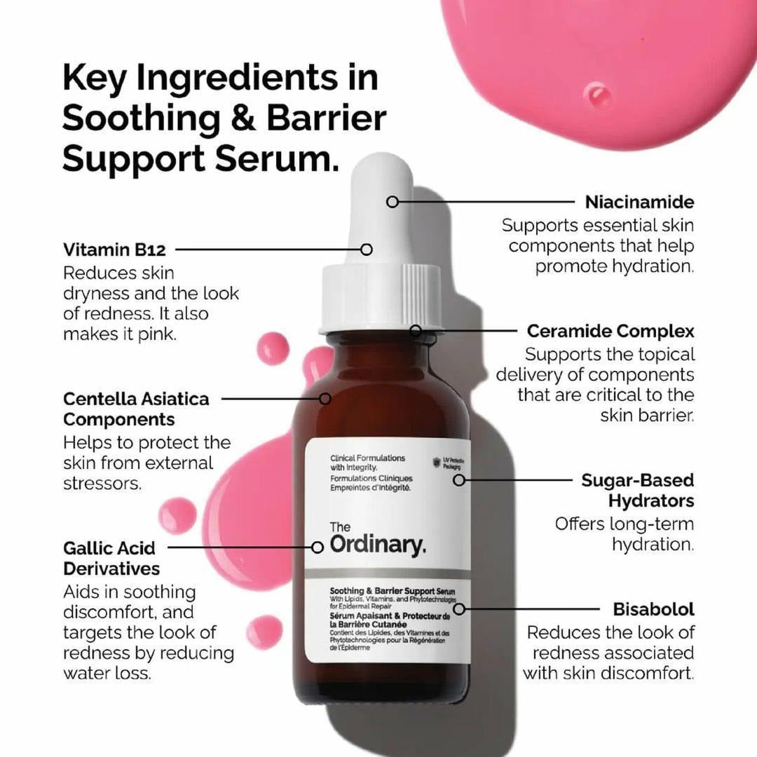 Soothing and Barrier Support Serum - 30ml for Hydration and Skin Protection