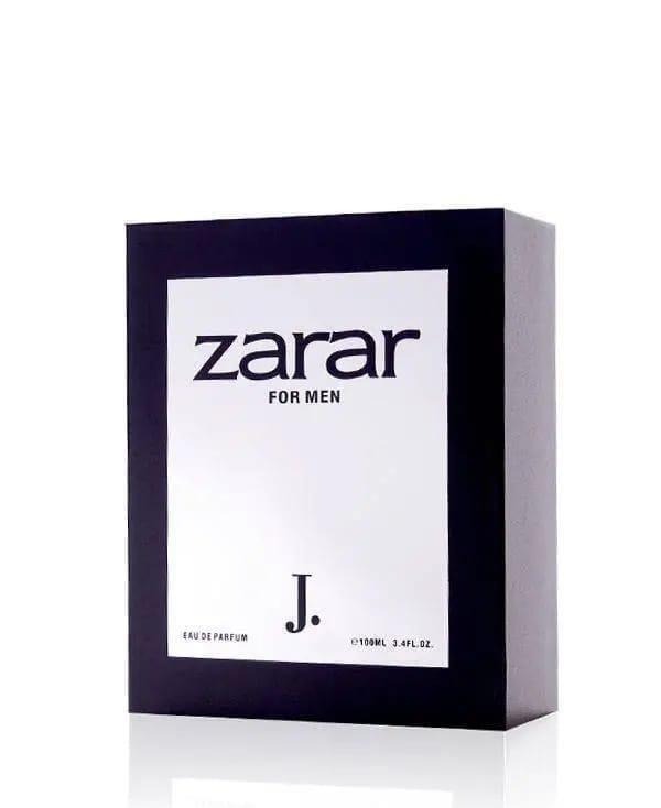 Zarar Silver For Men Perfume 100ml bottle showcasing a sophisticated, long-lasting fragrance for men.