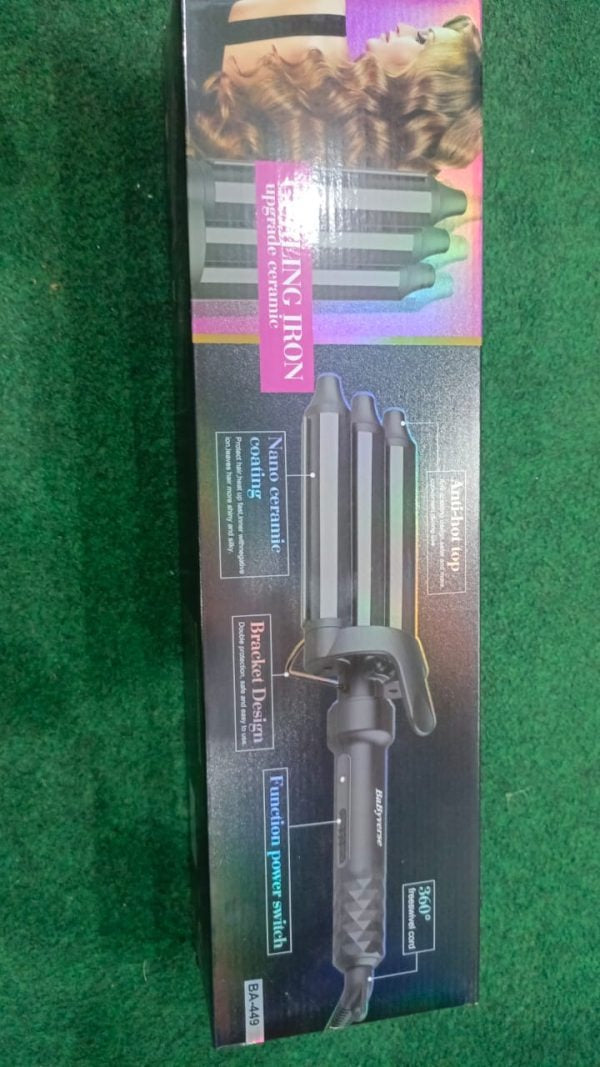 3-Barrel Curling Iron – Perfect Loose Waves & Natural Look
Hair Waver for All Hair Types – Salon-Quality Styling at Home