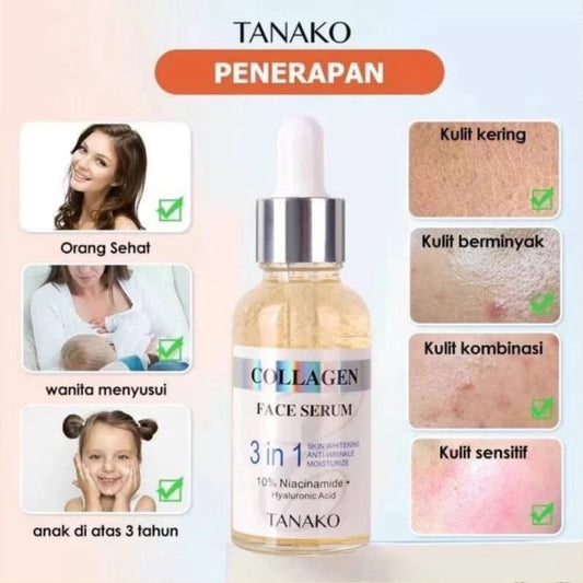 3 In 1 Korean Natural Oil Whitening & Anti-Aging Serum (30ml) – A luxurious serum infused with natural oils to brighten the skin, reduce dark spots, and combat signs of aging. This serum deeply hydrates and revitalizes skin, leaving it youthful, glowing, and smooth.

