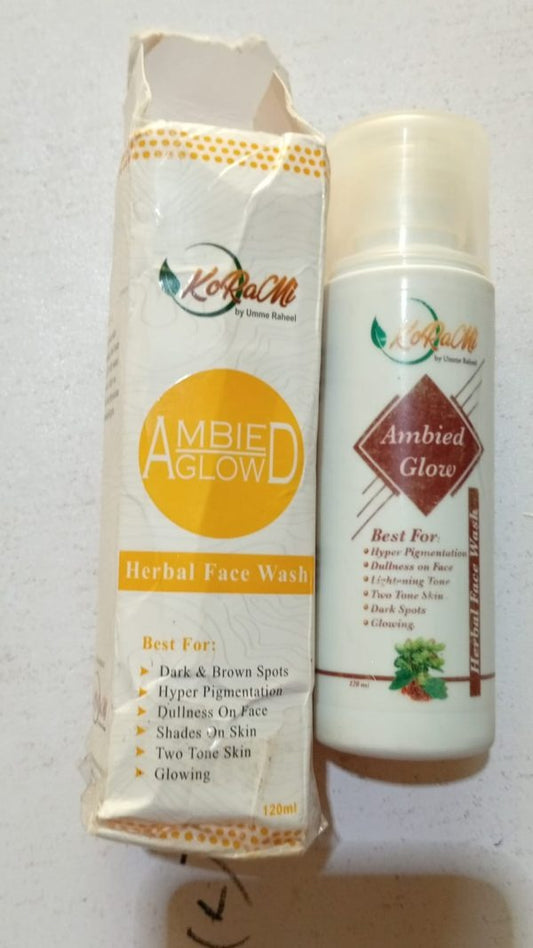 Ambied Glow Face Wash – Hyperpigmentation & Dark Spot Removal Cleanser
