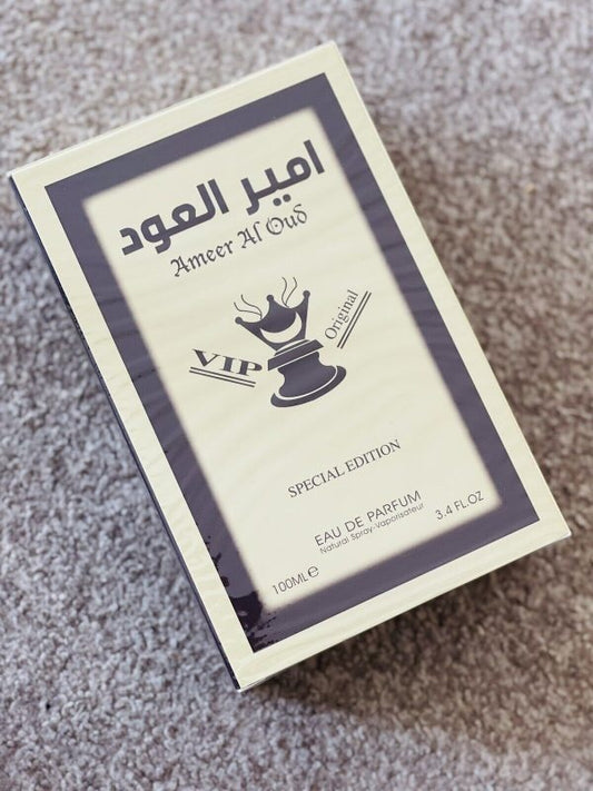Ameer Al Oud VIP Special Edition Perfume – 100ml Bottle
Unisex Oud Perfume by Ameer Al Oud – Special Edition