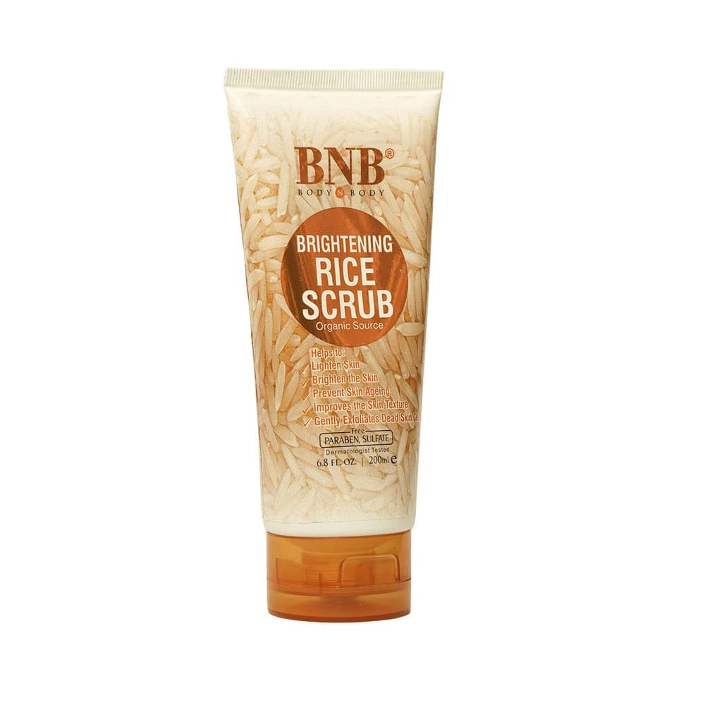 BNB Brightening Rice Scrub 200ml Bottle
