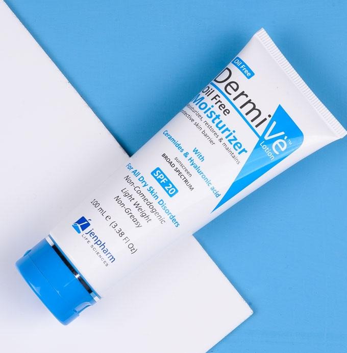 Dermive Oil-Free Moisturizer - Hydrating and Non-Greasy Skin Care Solution for All Skin Types