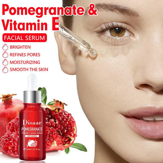 Disaar Pomegranate Vitamin E Facial Serum 30ml - Boost Skin Radiance and Hydration

