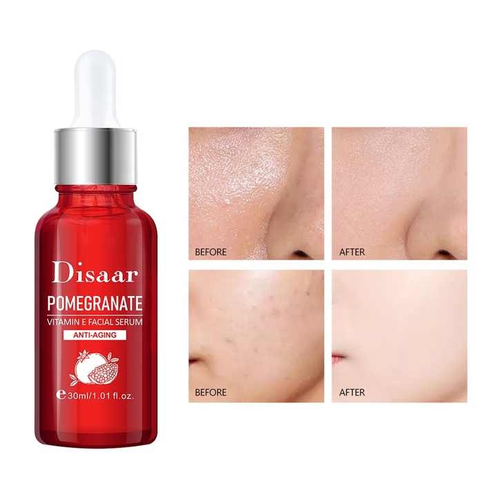 Disaar Pomegranate Vitamin E Facial Serum 30ml - Boost Skin Radiance and Hydration


