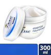 Dove Essential Nourishment Body Cream for Dry Skin (300 ml) – Deep Hydration and Moisturization for Soft, Smooth Skin

