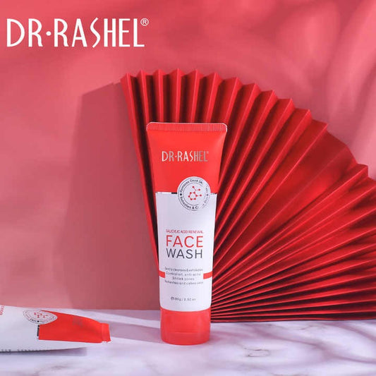 Dr. Rashel Salicylic Acid Renewal Face Wash (100g) – acne treatment and pore-cleansing face wash.

