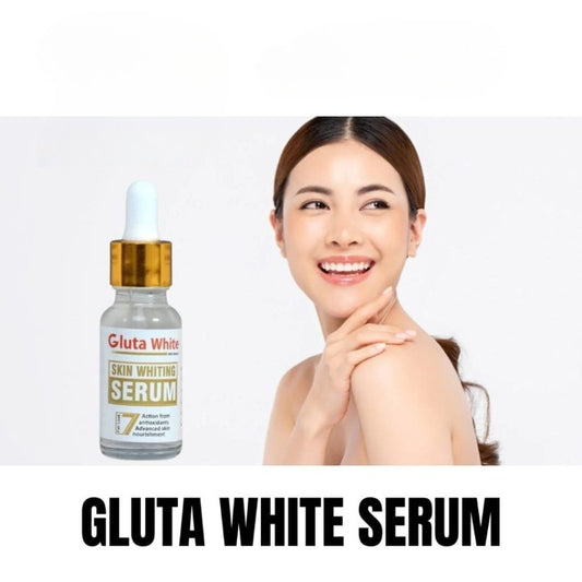 Gluta White Face Glowing Serum 30ml for skin brightening and hydration


