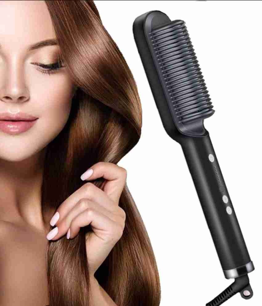 HQT-909B Electric Professional Hair Straightening Brush – Random Color
Fast & Easy Hair Styling Brush – HQT-909B