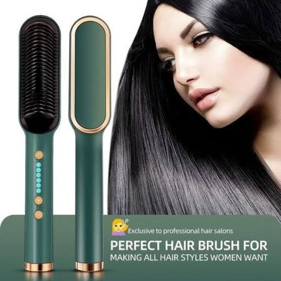 HQT-909B Electric Professional Hair Straightening Brush – Random Color
Fast & Easy Hair Styling Brush – HQT-909B