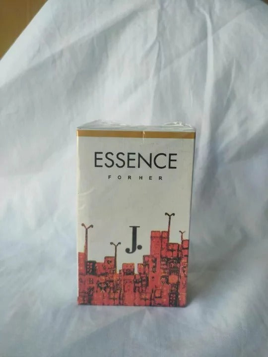 J. Essence Perfume 100ml bottle showcasing a luxurious, long-lasting fragrance for men and women.

