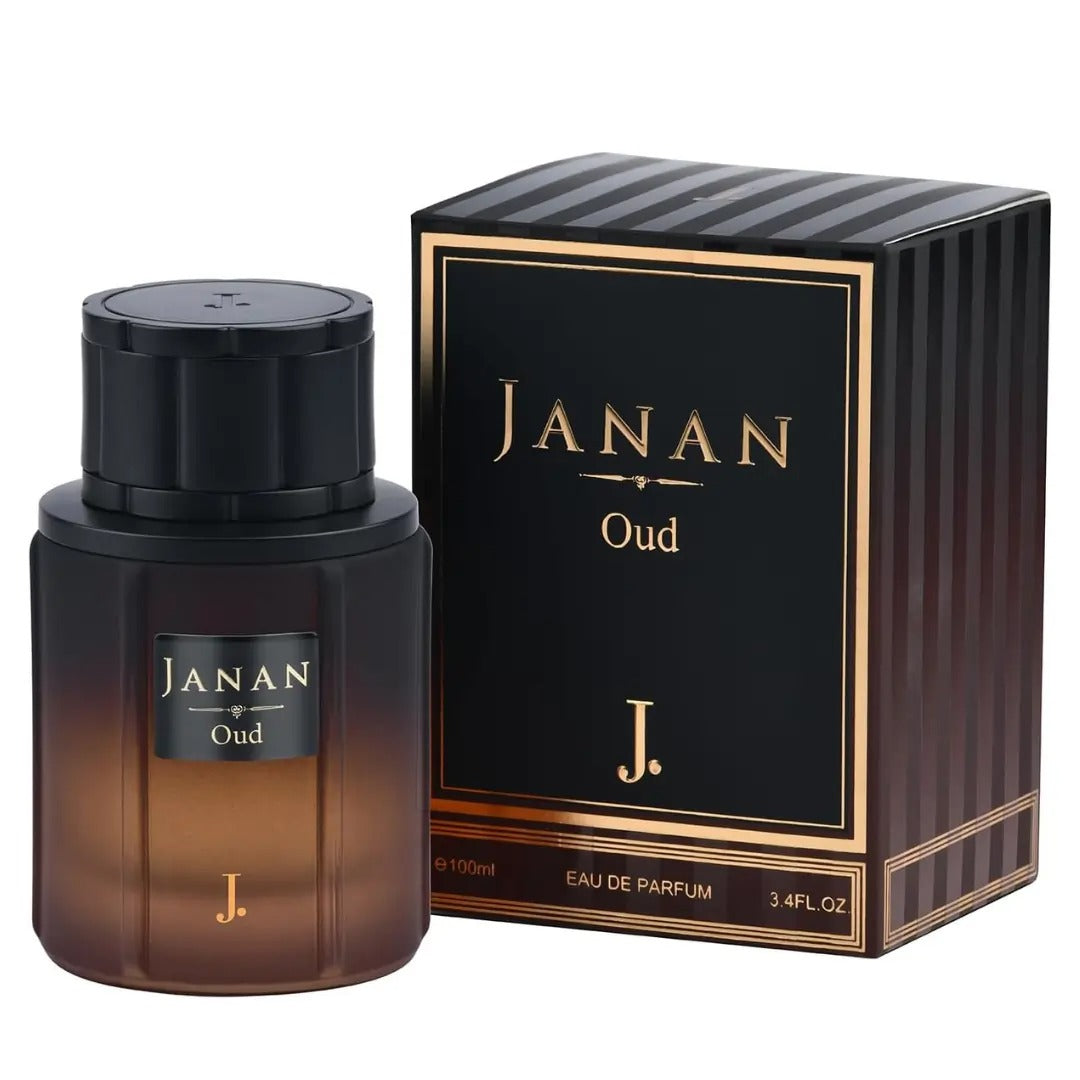 J. Janan Oud Perfume 100ml Bottle - Premium Arabic Fragrance for Men and Women

