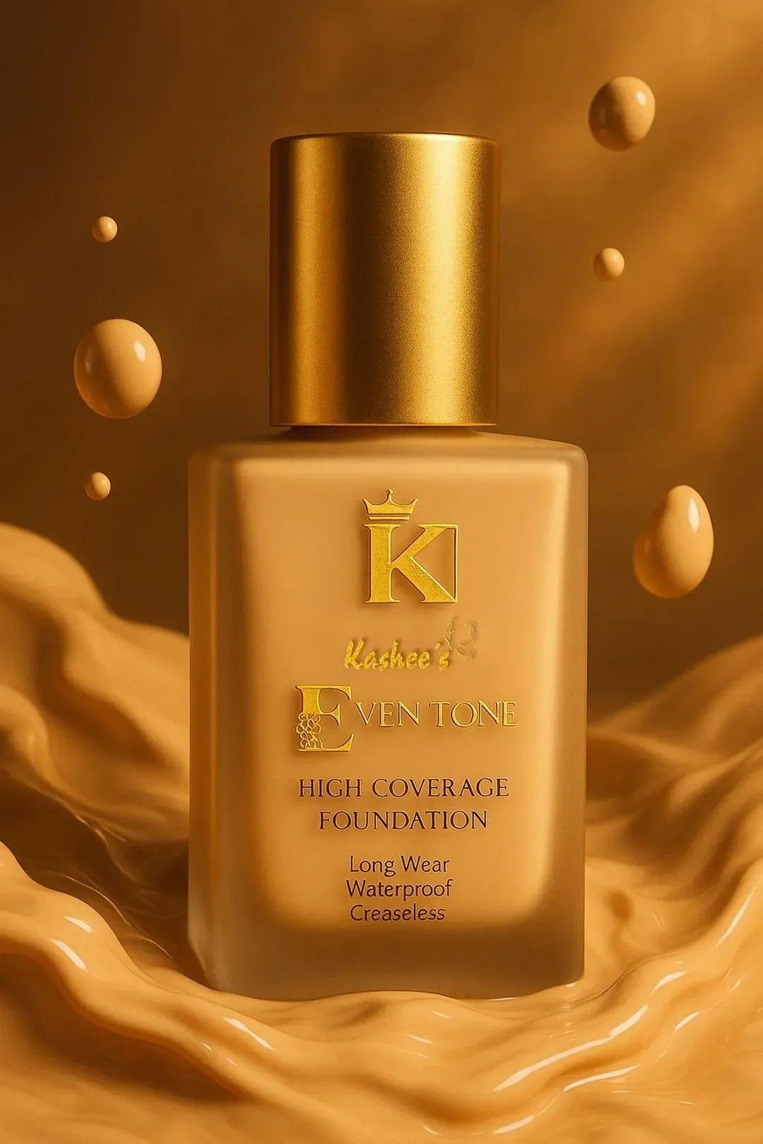 Kashees Eventone High Coverage HD Foundation Bottle 