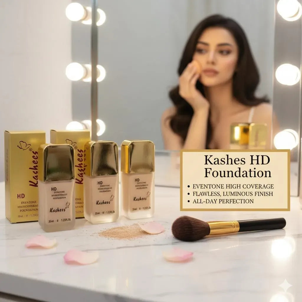 “Kashees HD Eventone High Coverage Foundation Bottle”