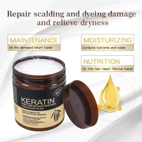 Keratin Hair Mask Treatment – 500ml Jar
