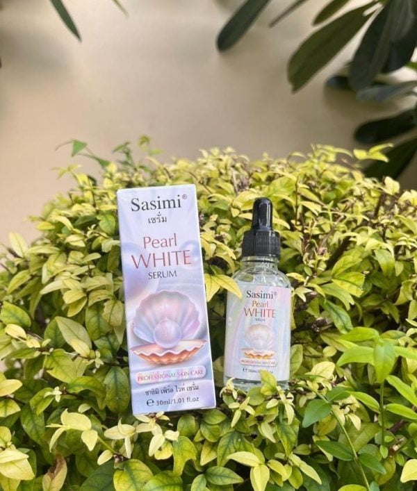 Korean Glass Skin Pearl White Serum 30ml – Brightening & Hydrating Skincare Solution