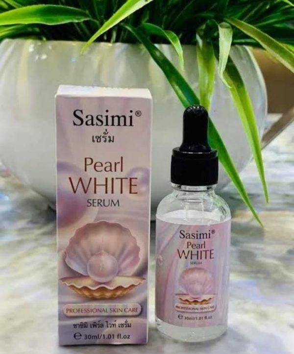 Korean Glass Skin Pearl White Serum 30ml – Brightening & Hydrating Skincare Solution