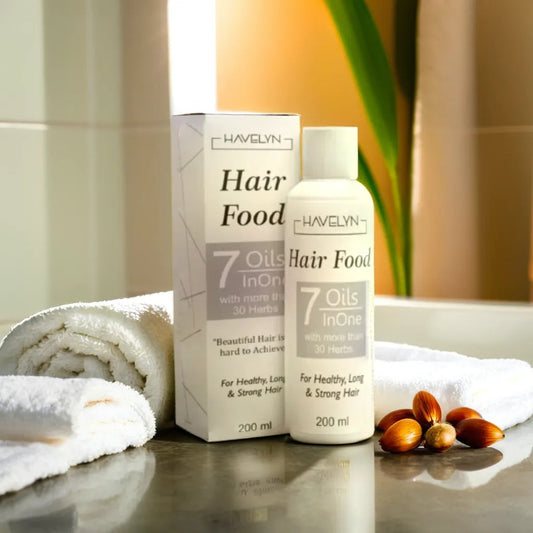 Original Havelyn Hair Food Oil Hair Growth Oil 200ml bottle for nourishing and promoting healthy hair growth.

