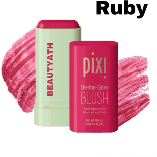 "PIXI On-the-Glow Blush Stick in Ruby - Creamy & Radiant Finish"