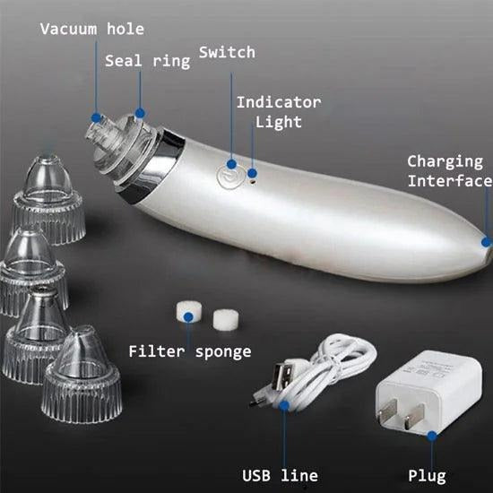 Professional Blackhead Removal Tool – Pore Vacuum for Nose & Face