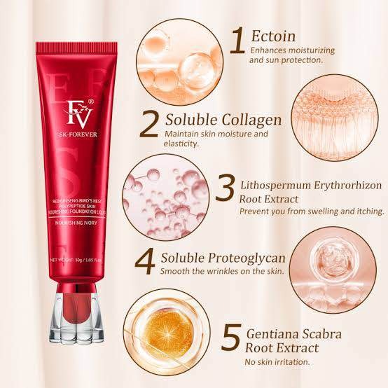 Red Diamond FV Oil Absorb Liquid Foundation – 30g Tube
Matte & Long-Lasting FV Foundation for Flawless Skin