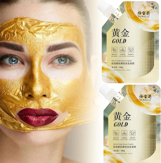 Retinol Snake Venom Peptide Gold Mask – 100g Jar
