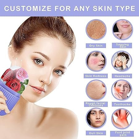 Reusable Facial Ice Roller for Skin Glow & Pore Tightening – Random Color
Premium Quality Ice Roller for Face – Shrink Pores & Reduce Puffiness