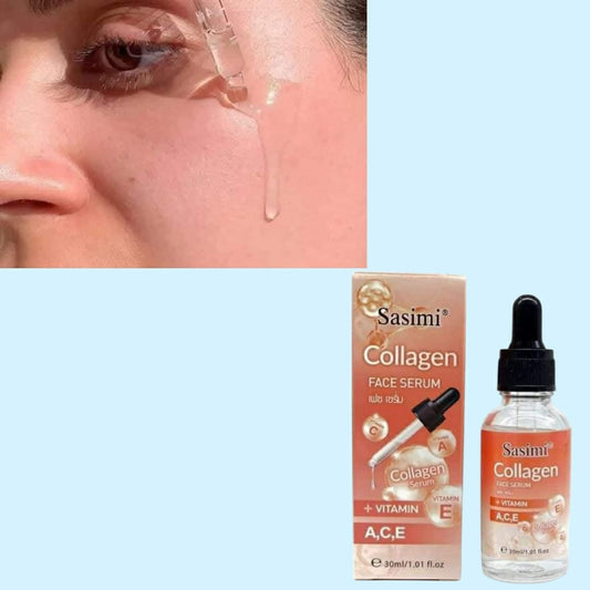 Sasimi Collagen Face Serum – High Quality Collagen & Vitamin E Serum for Sun Spot Treatment

